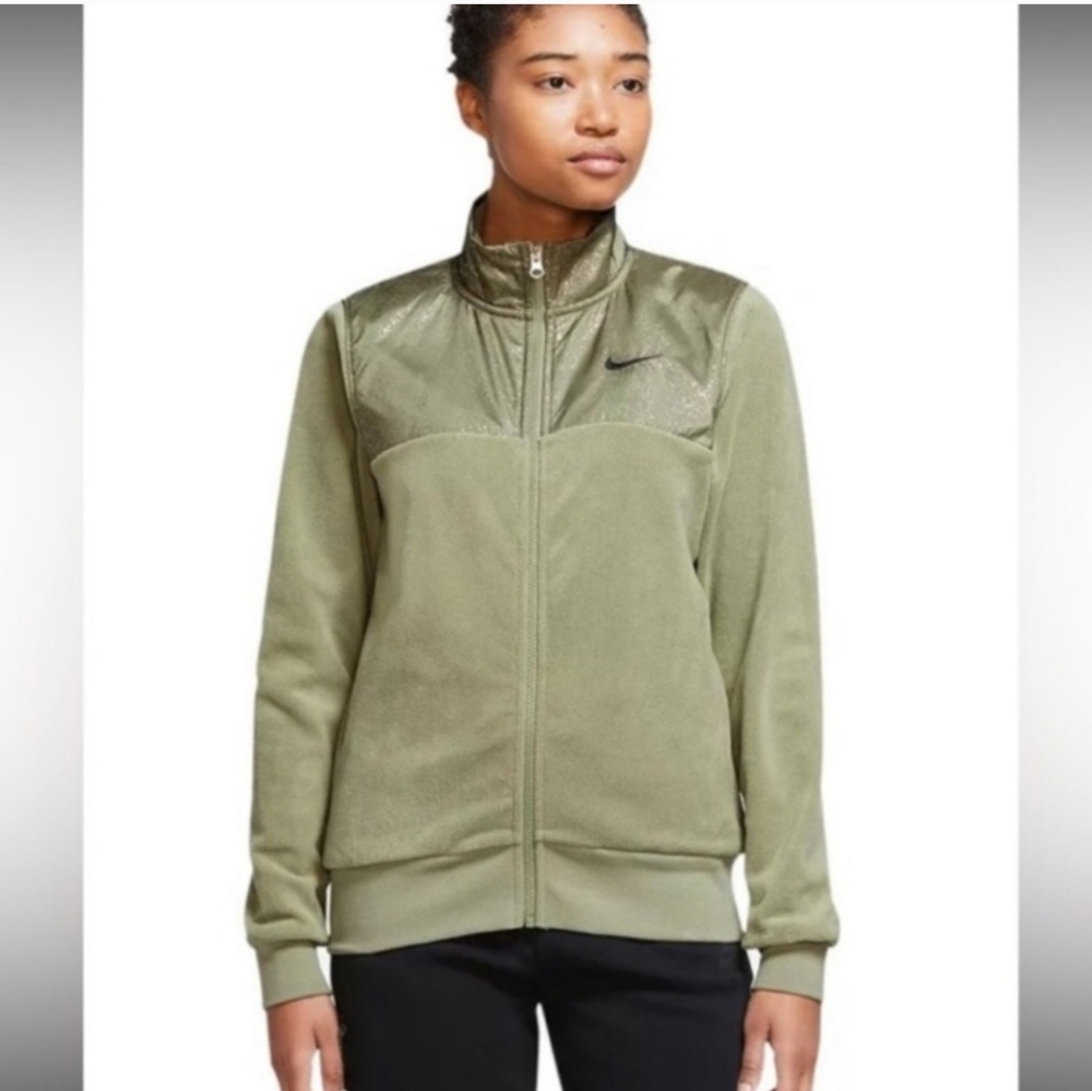 NWT Women's Nike Sportswear Stardust Plush Zip-Up Size Medium